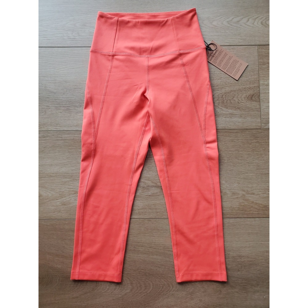Girlfriend Collective Compressive Pocket Leggings Coral Peachy XS Leggings